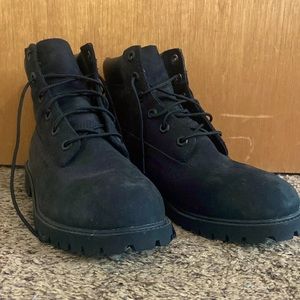 Black Timberlands Size 7